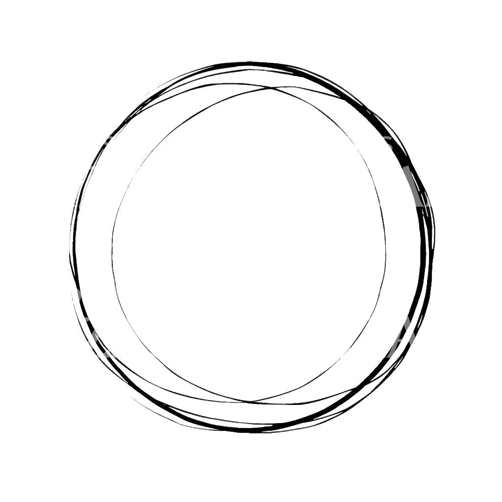 Minimalist Enso Circle Tattoo Design
