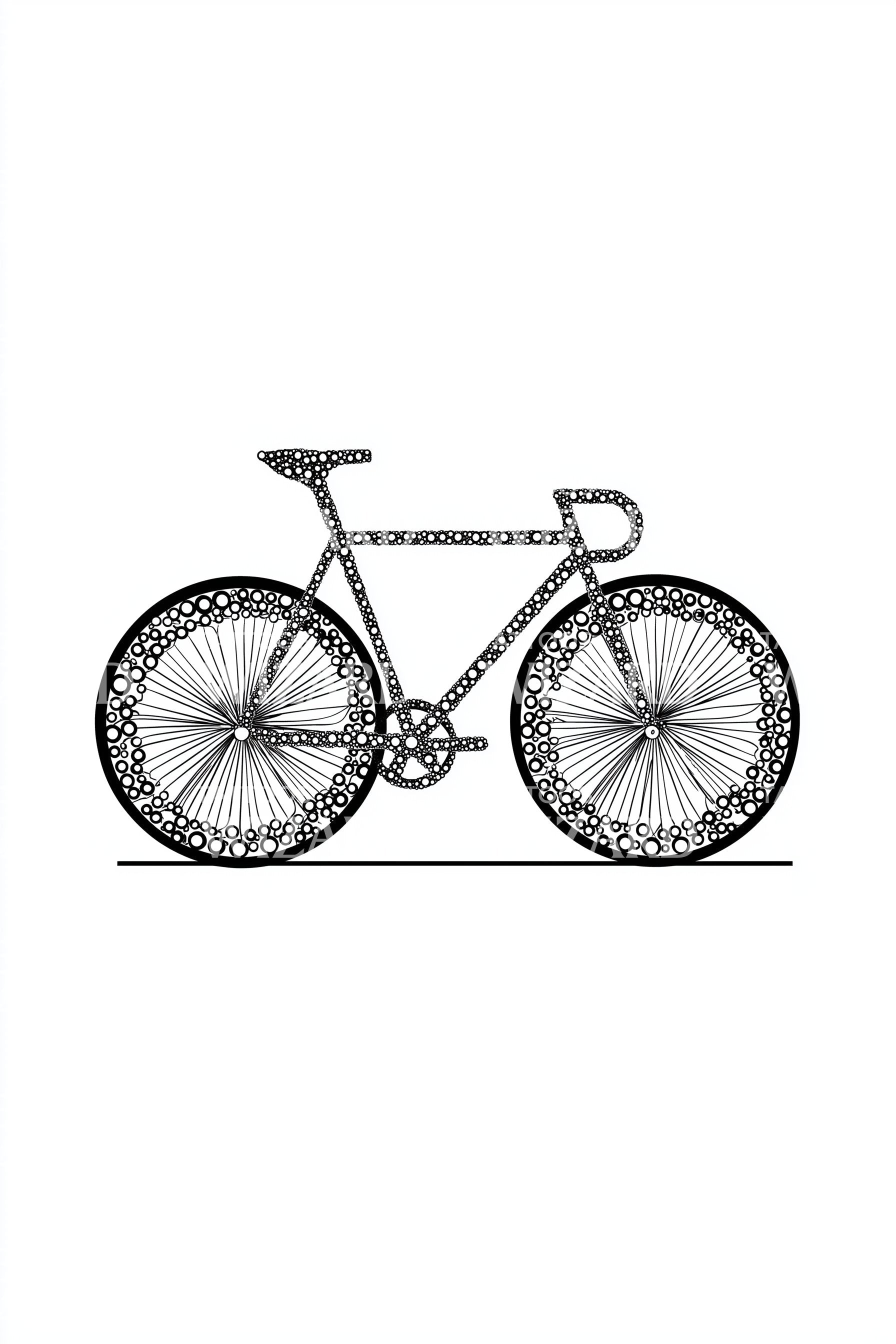 Vintage Gear Bicycle Tattoo Design – Tattoos Wizard Designs