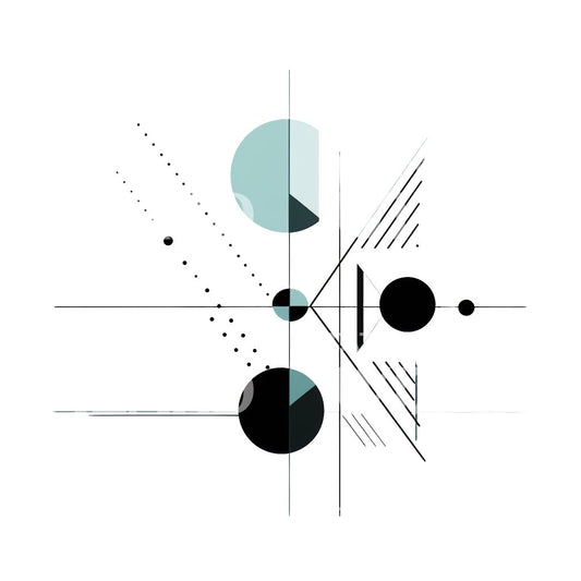 Minimalist Geometrical Lines Tattoo Design