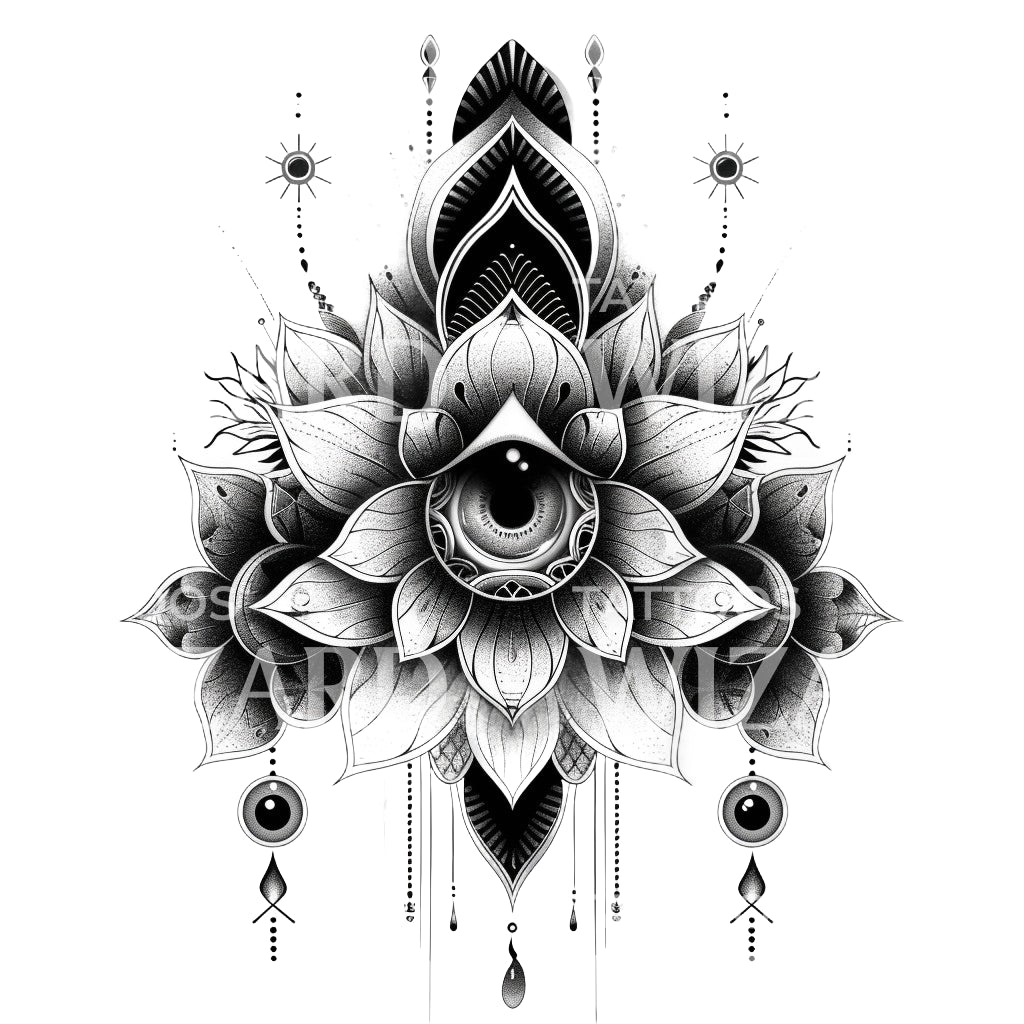 Transcendent Third Eye Tattoo Design