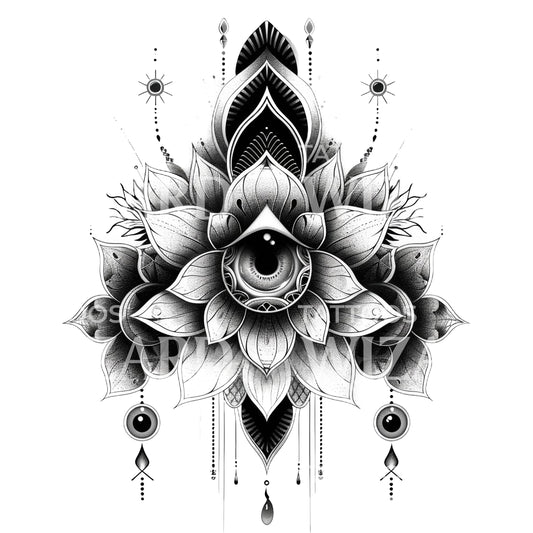 Transcendent Third Eye Tattoo Design