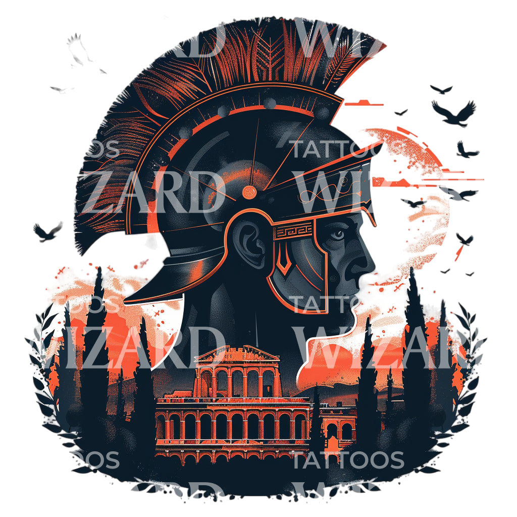 Roman Empire Tattoo Design