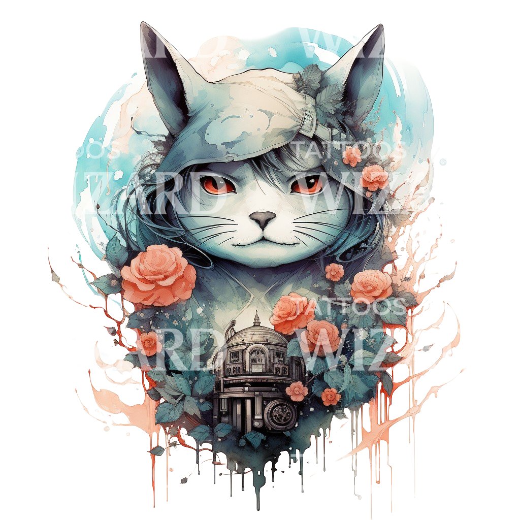 Studio Ghibli Inspired Tattoo Design