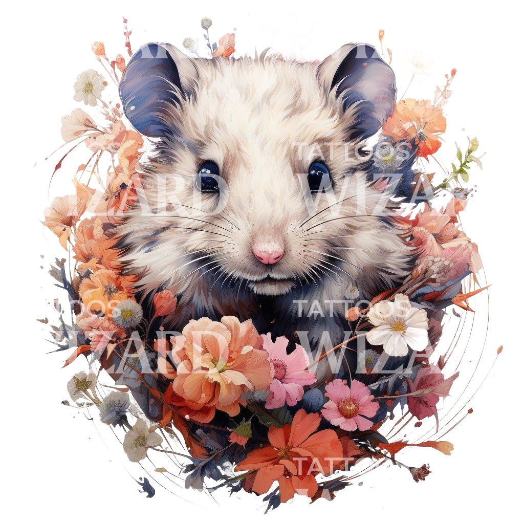 field mouse drawing