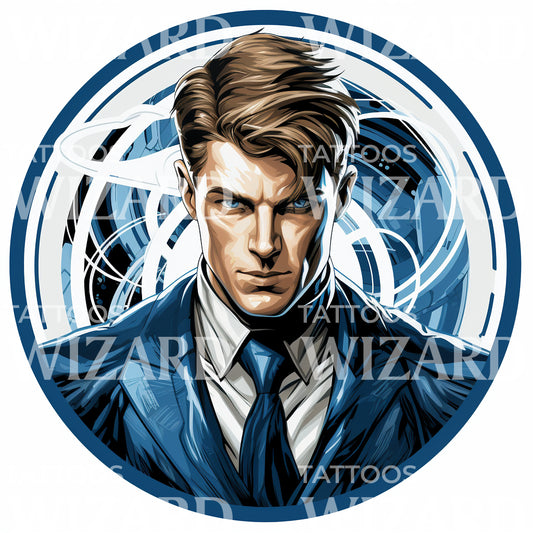 Marvel Inspired Mr Fantastic Tattoo Design