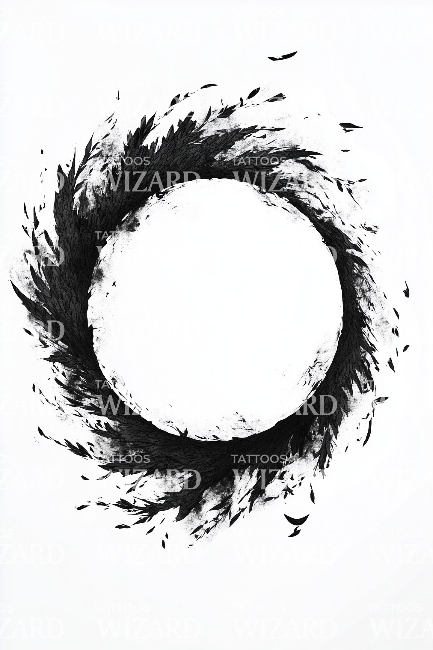 Σχέδιο Τατουάζ Zen Enso Splash