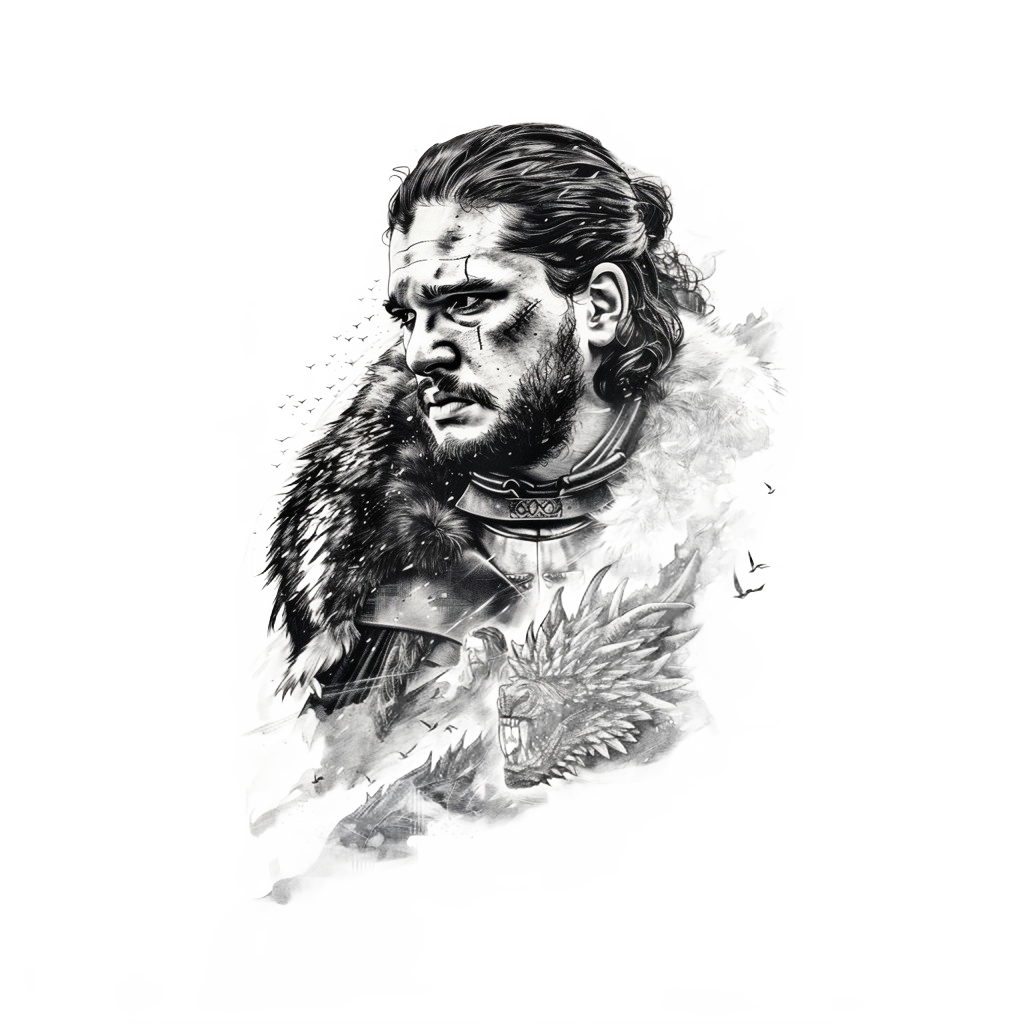 Game of Thrones Inspired Tattoo Illustrations – Tattoos Wizard Designs