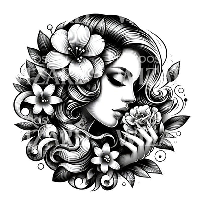 Banquet Of Black Love Tattoo Design