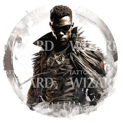 Blade Marvel Super Heroes Tattoo Design