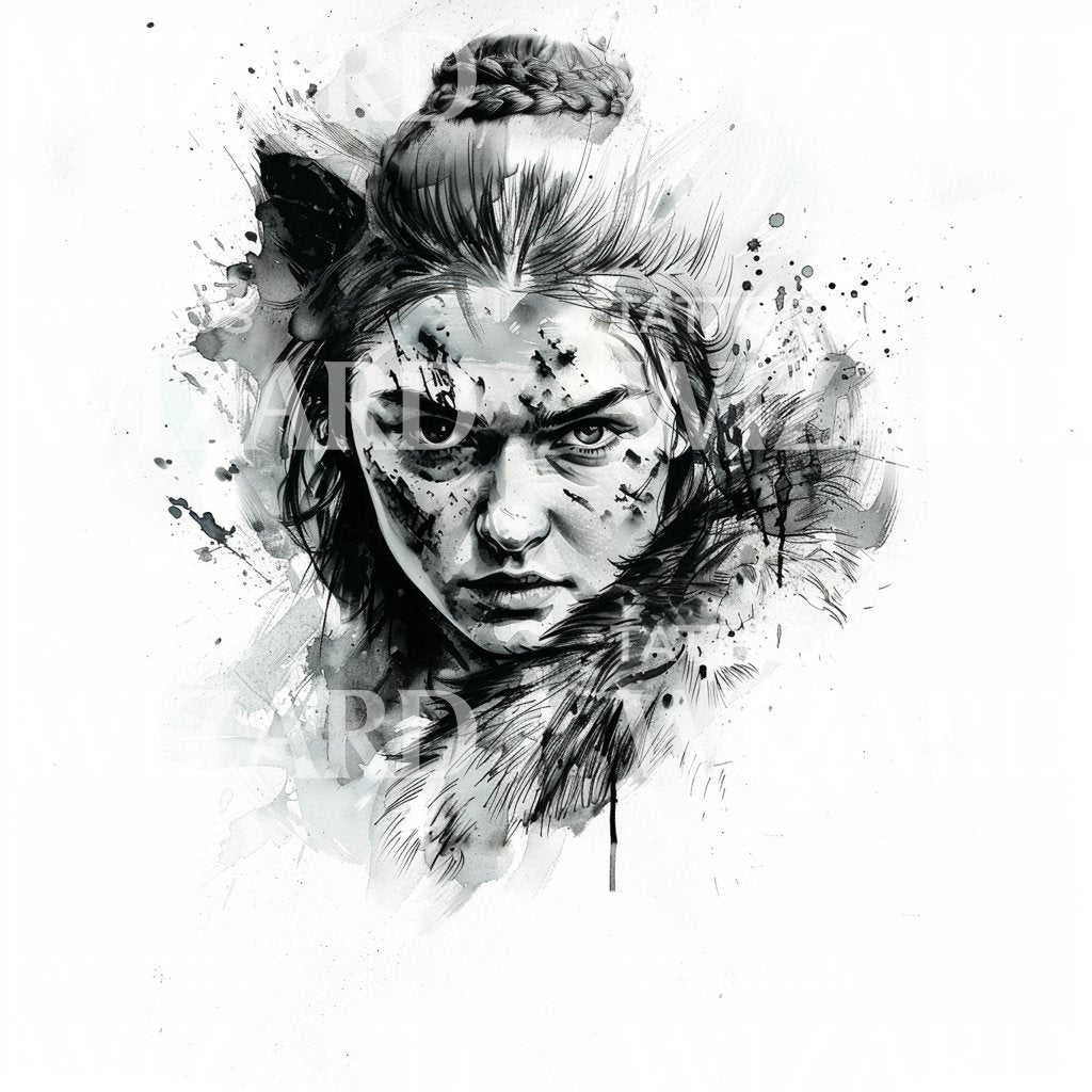 Sansa Stark GOT Tattoo-Design