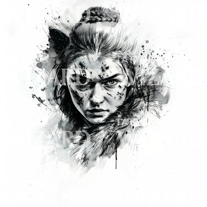Sansa Stark GOT Tattoo Design