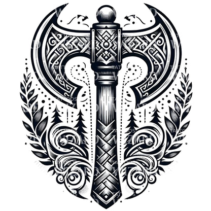 Symbol Of Vikings Tattoo Design