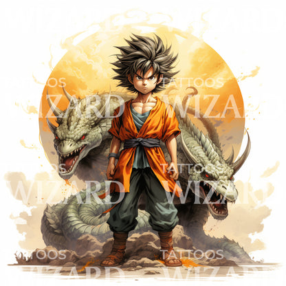 Dragon Ball Inspired Tattoo Design
