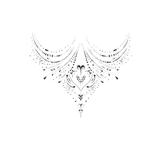 Minimalist Dotwork Hand Drawn Tattoo Design