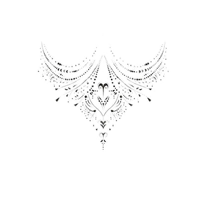 Minimalist Dotwork Hand Drawn Tattoo Design
