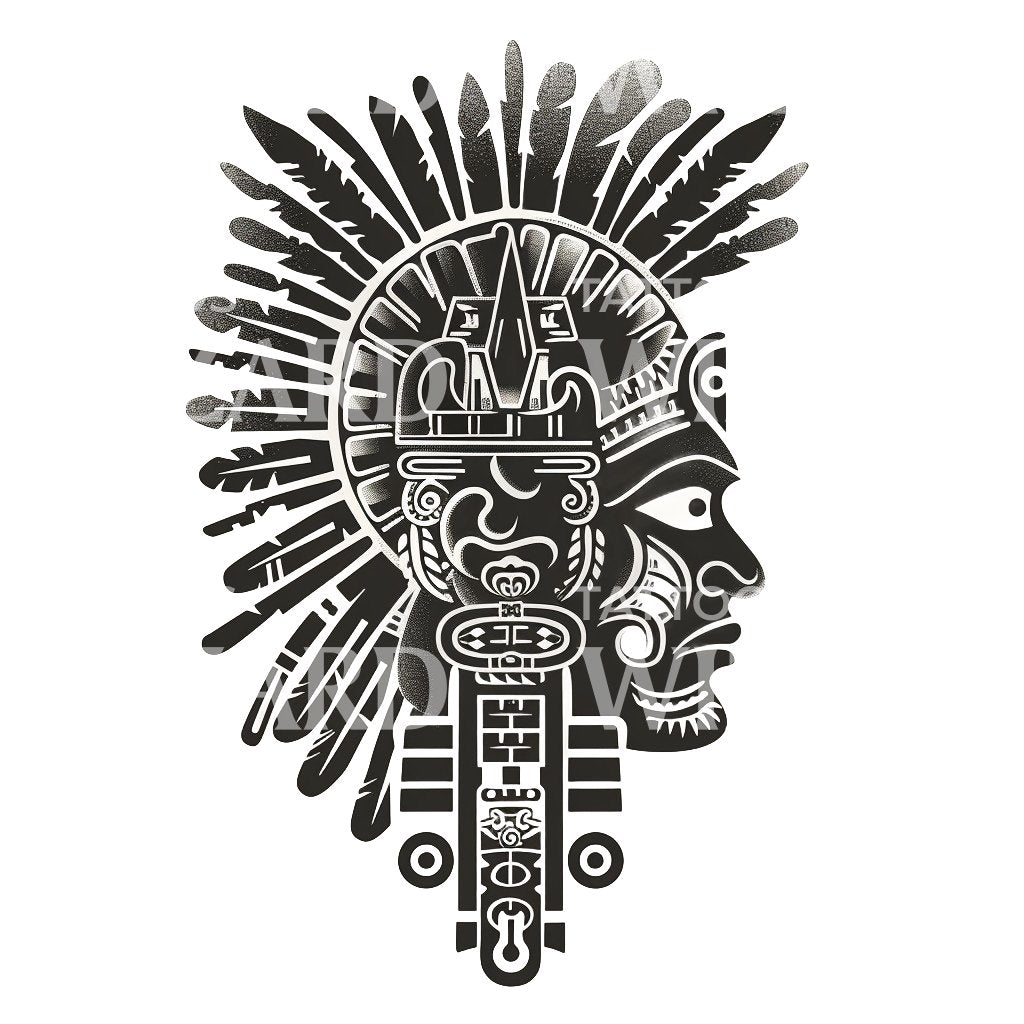 Aztec god tattoo designs - Bronctattooaus.com