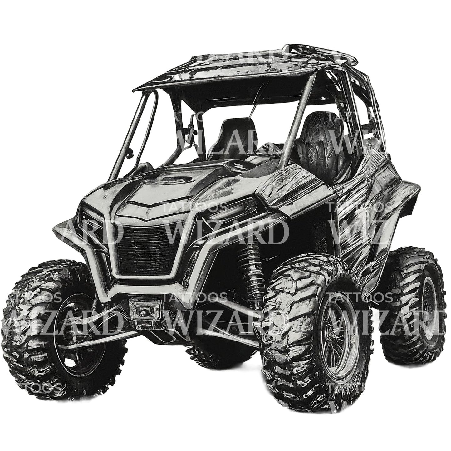 Off-road Odessy UTV Tattoo Design