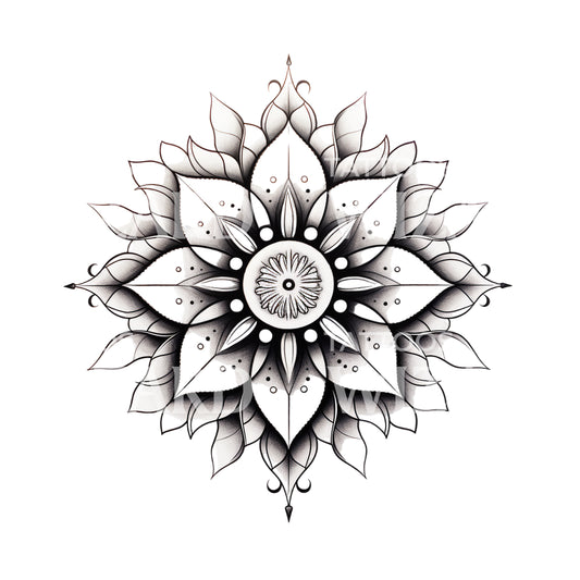 Ornamental Mandala Tattoo Design