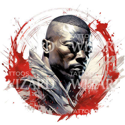 Marvel Inspired Blade Tattoo Design