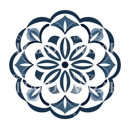 Simple Mandala Tattoo Design