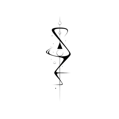 Gratitude Symbol Abstract Tattoo Design