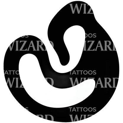 Groovy Shape Abstract Tattoo Design