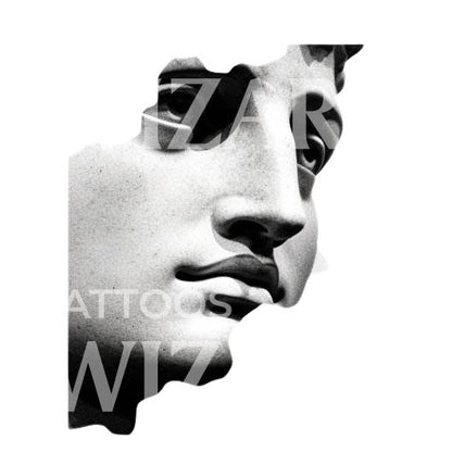 Beautiful Adonis Statue Tattoo Design