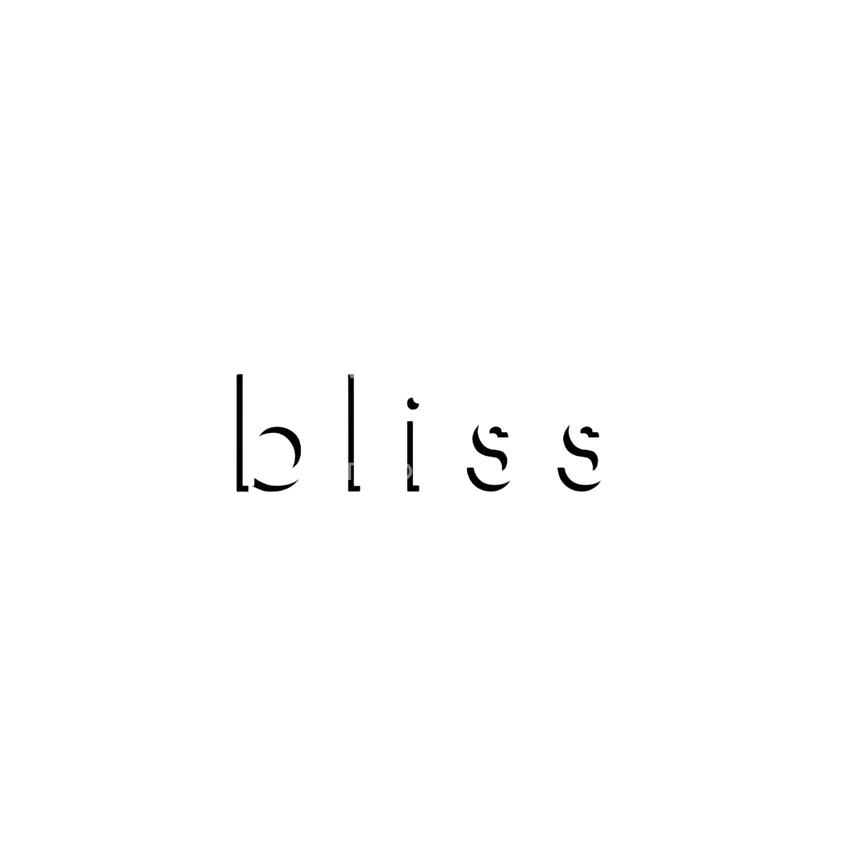 Bliss Delicate Lettering Tattoo Design – Tattoos Wizard Designs