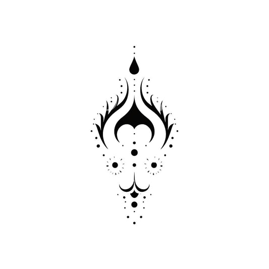 Passion Abstract Minimalist Tattoo Design