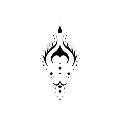 Passion Abstract Minimalist Tattoo Design