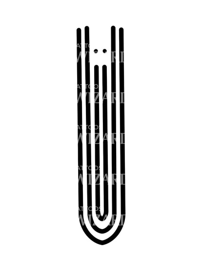 Structures and Systems Abstract Tattoo Design