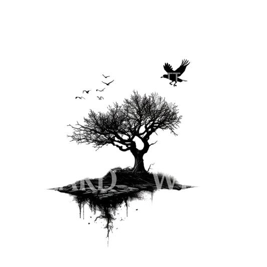 Sorcerous Tree Tattoo Design