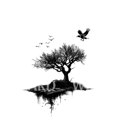 Sorcerous Tree Tattoo Design
