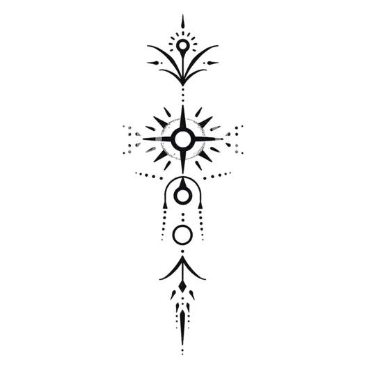 Handpoke Abundance Symbol Earth Tattoo Design