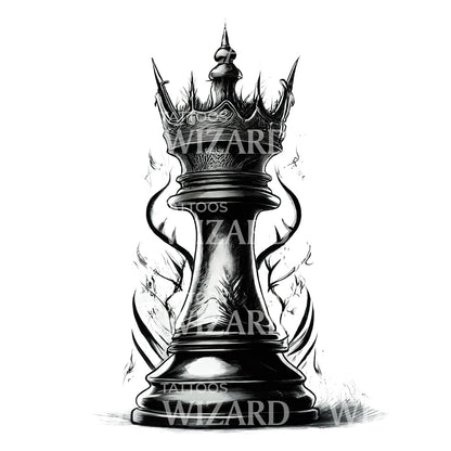 Check And Mate Tattoo Design