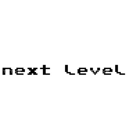 Next Level Video Games Lettering Tattoo Design