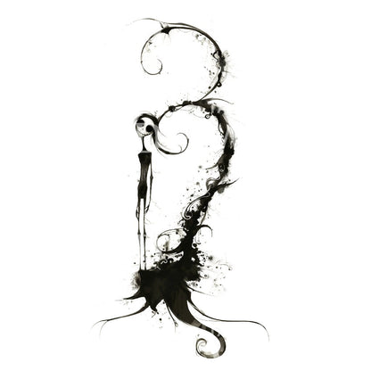 Tim Burton Inspired Creature Tattoo Design