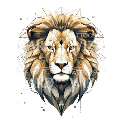 Leo Zodiac Sign Tattoo Design