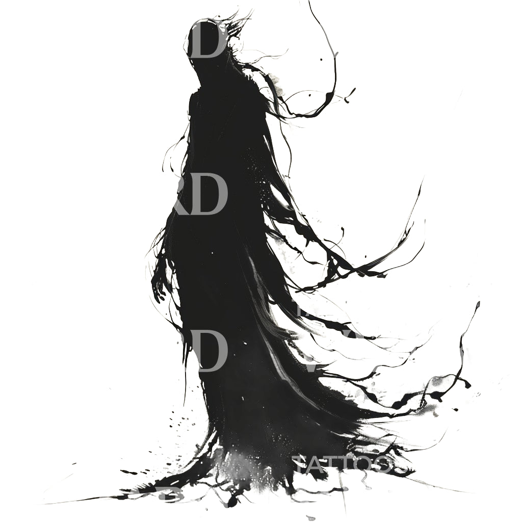 Harry Potter Dementor Tattoo Design