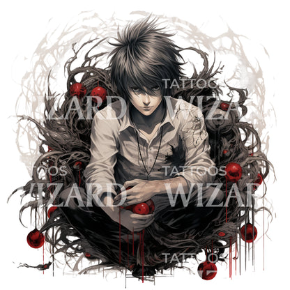 Anime Death Note Inspired Tattoo Design