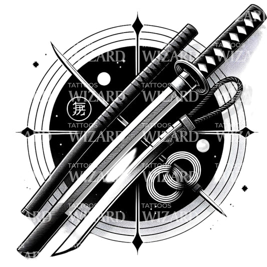 True Jewels Of Warrior Tattoo Design