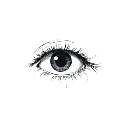 Eye Sketch Tattoo Design