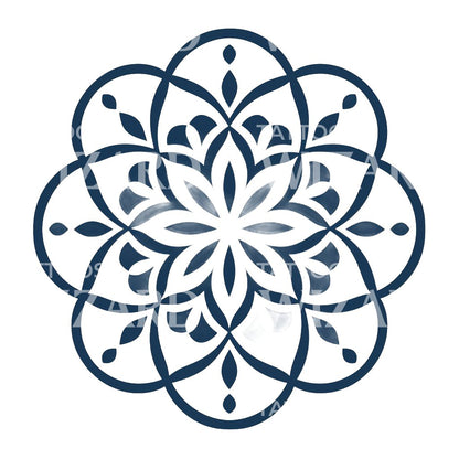 Simplified Mandala Tattoo Design