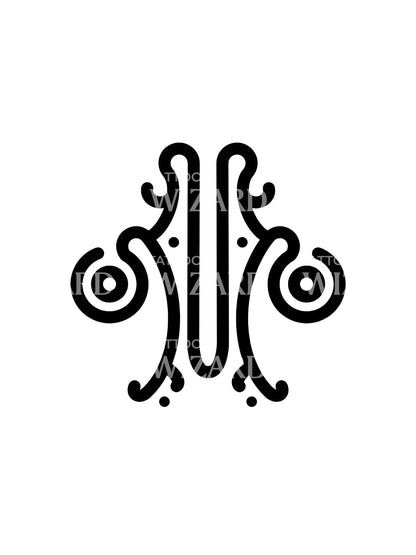 Relational Ecologies Abstract Tattoo Design