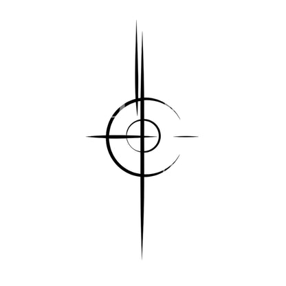 Respect Abstract Symbol Tattoo Design