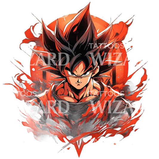 Goku (Dragon Ball) Tattoo Design