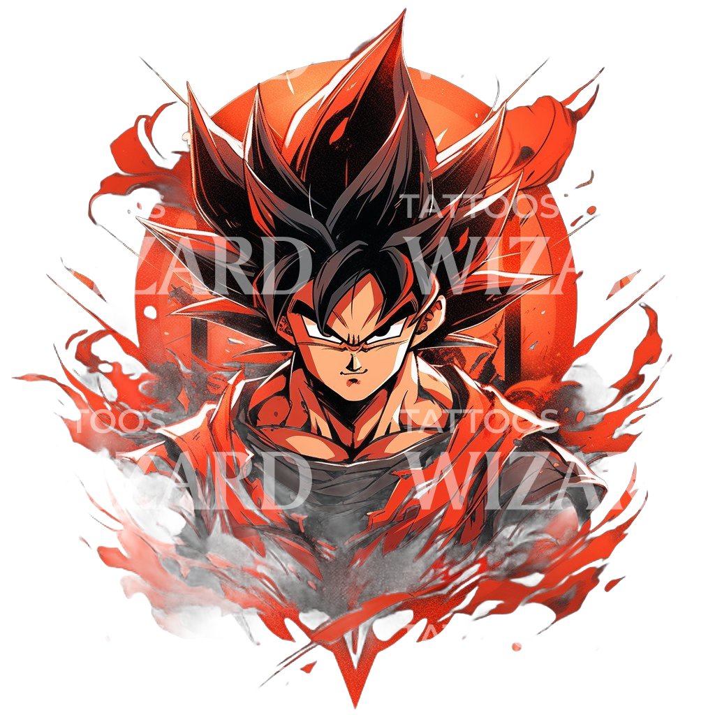 Goku (Dragon Ball) Tattoo-Design