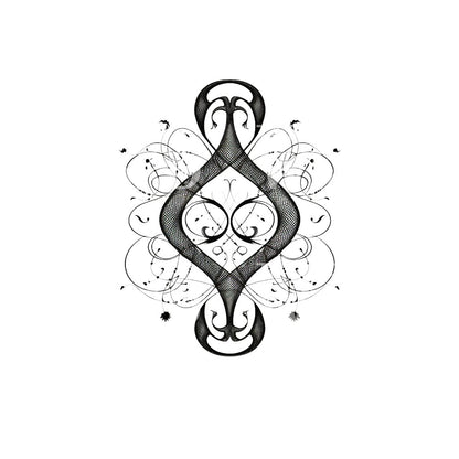 Minimalist Abstract Shapes Tattoo Design