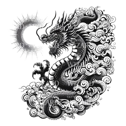 Fire From The Folks Tattoo Design