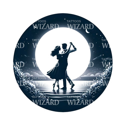 City Of Moon And Stars Tattoo Design
